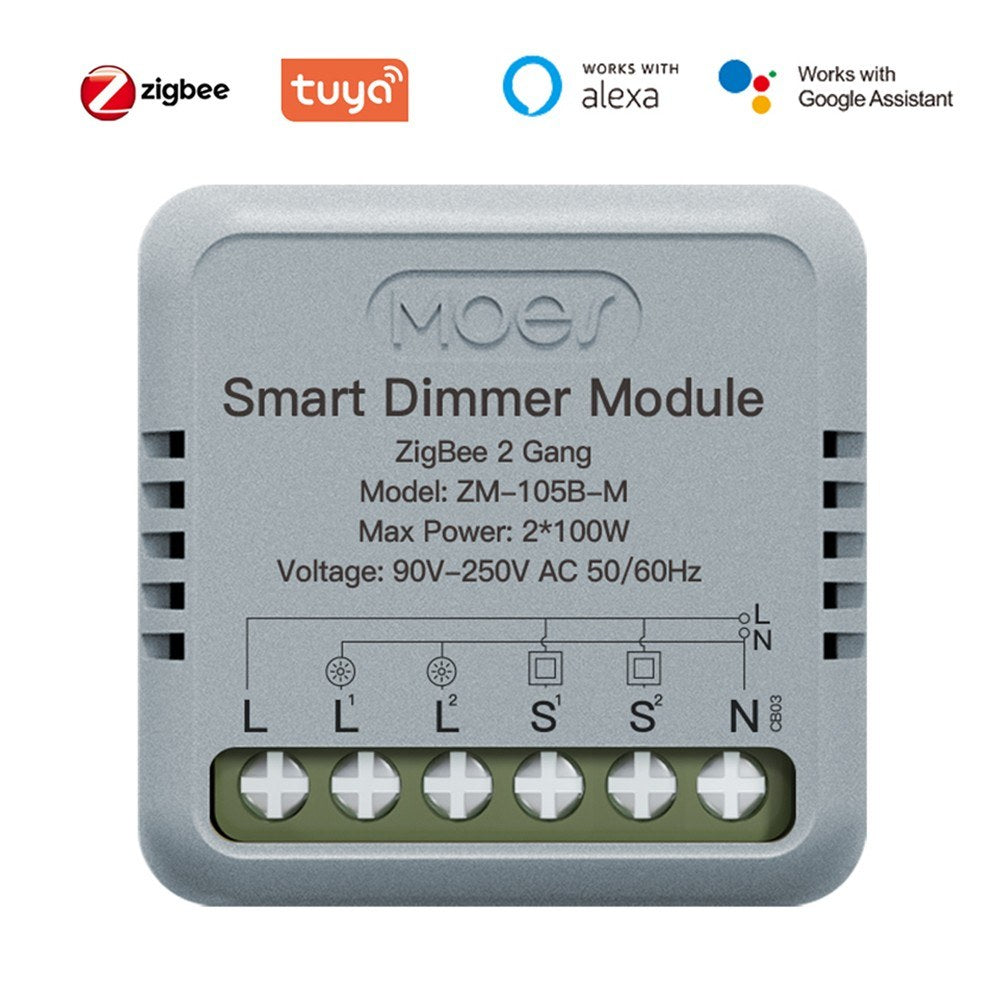 Tuya ZigBee Smart Switch Module - Portable DIY Automation, Voice & Timing Control, Google Home & Alexa Compatible
