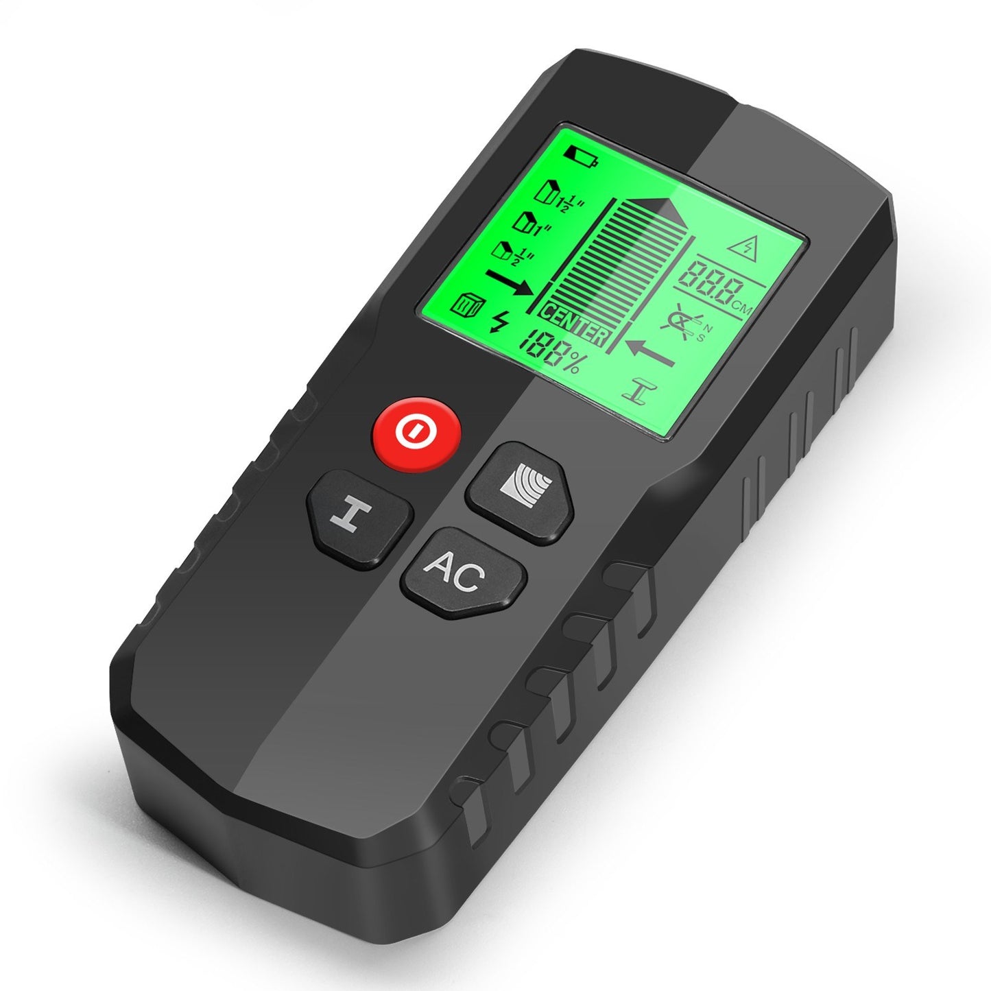 Digital Wall Detector: 5-Mode LCD Display for Stud, Metal, and AC Cable Scanning