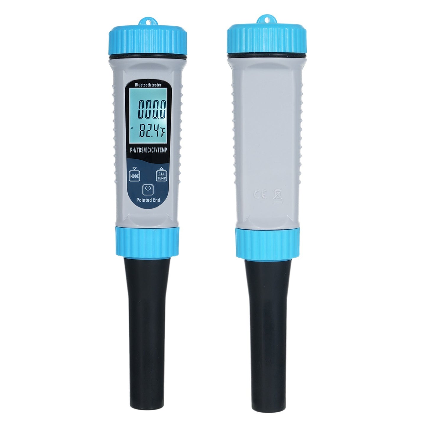 5-in-1 High Accuracy pH Meter with Bluetooth: pH/TDS/EC/CF/Temp Water Testing Kit for Home, Hydroponics, Lab, Aquarium, and More