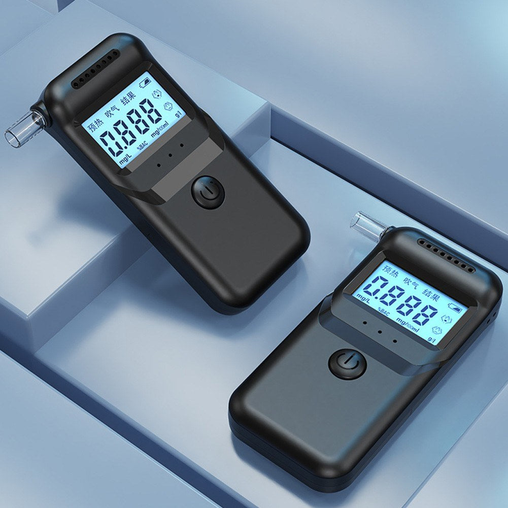 MR997 Portable Handheld Breathalyzer: High-Precision Alcohol Detector with LCD and Three Indicator Lights