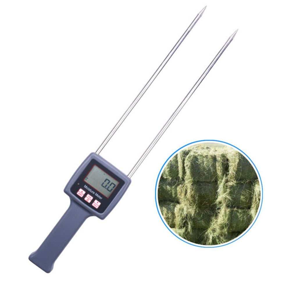 Portable TK100 Moisture Meter: Multifunctional Fiber Humidity Tester & Water Content Analyzer for Tea, Corn, Straw, Bran, Soybean, Rice (0-80%)