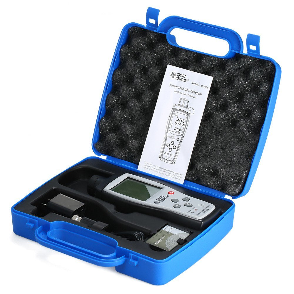Portable Digital NH3 Ammonia Gas Detector & Monitor - SMART SENSOR Automotive Tester