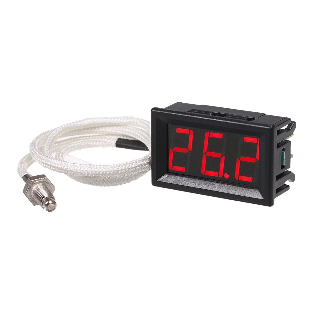 Industrial Digital Thermometer XH-B310, 12V, K-type M6 Thermocouple, -30~800℃, High Accuracy, LED Display
