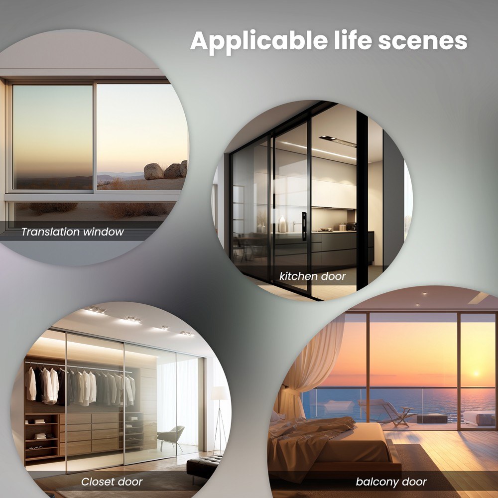 Tuya ZigBee Solar Sliding Window Pusher with App Control, Alexa & Google Assistant Compatibility