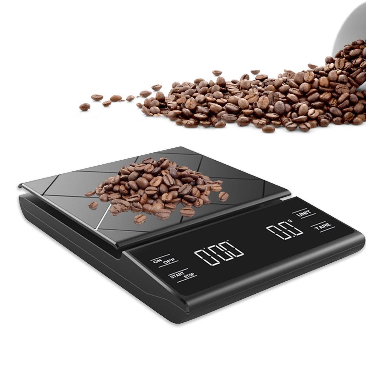 Digital Coffee Scale with Timer - Kitchen Precision Tool