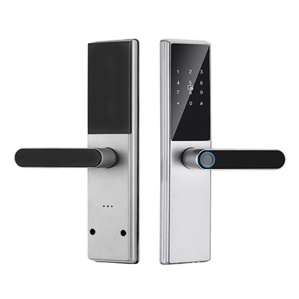 Smart Door Lock - WAFU Keyless Entry with Biometric, Tuya App, Cards & Keys, Remote Control for Office/Home (40-120mm)