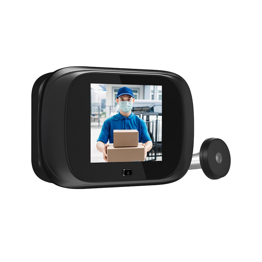 Wireless Doorbell Camera 2.8 Color Display Peephole 90° Wide Angle Viewer for Home Security