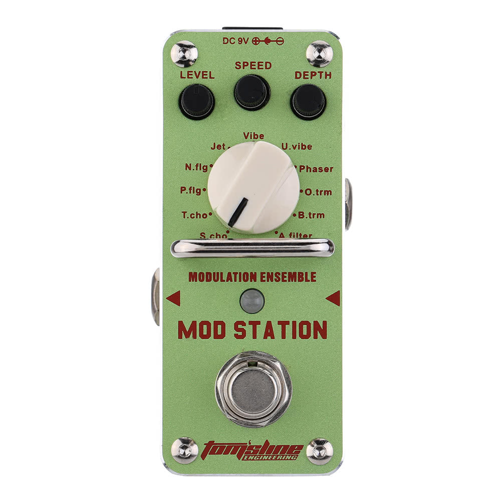 Mini Electric Guitar Modulation Ensemble Pedal - AROMA AMS-3 with True Bypass
