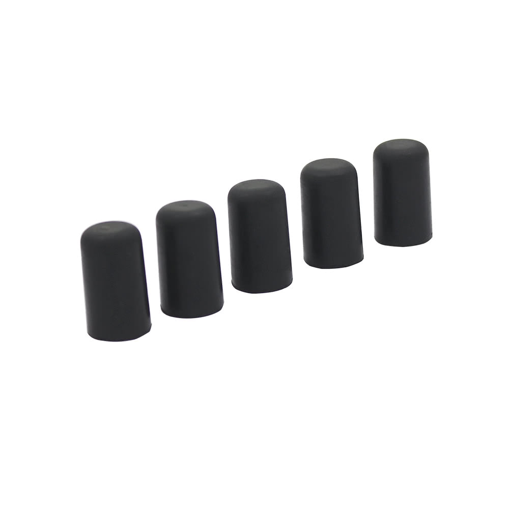 Cello Endpin Rubber Tip Cap Protector Set - 5 Pack