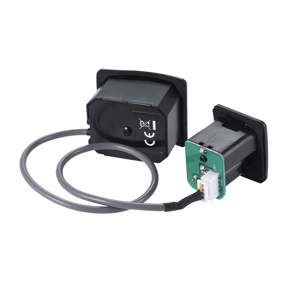 3-Band EQ Ukulele Preamp System with Piezo Pickup and LCD Tuner