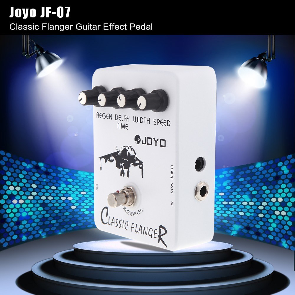 Joyo JF-07 Classic Flanger Guitar Pedal - True Bypass Effect
