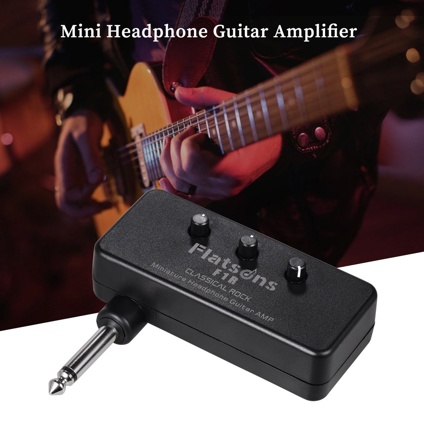 Flatsons F1R Mini Guitar Headphone Amplifier