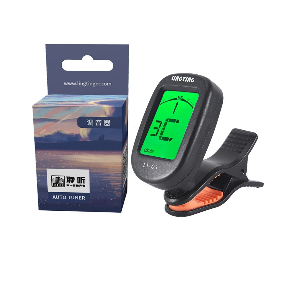 LINGTING LT-01 360° Rotatable Mini Clip-On Digital Tuner