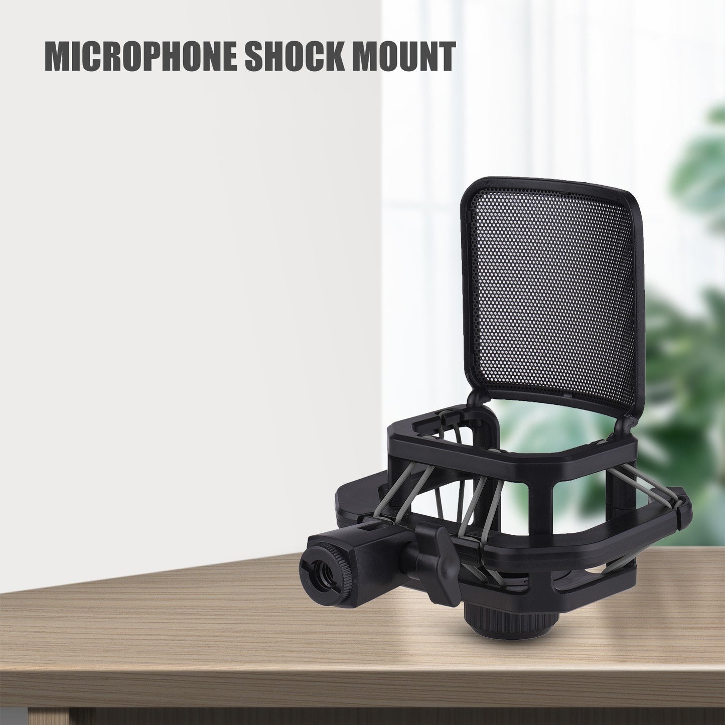 Anti-Vibration Mic Holder: Plastic Microphone Shock Mount Stand