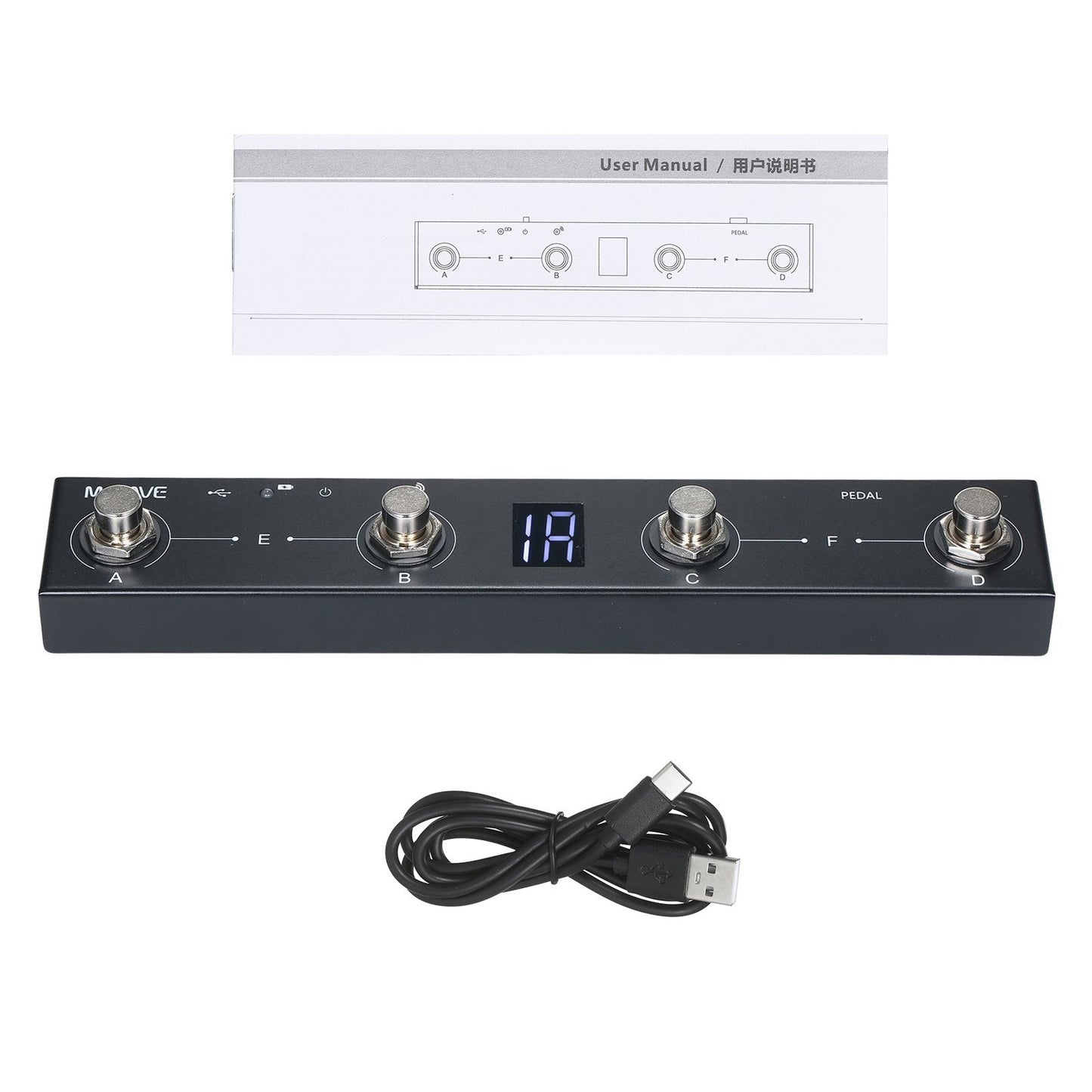 Portable Wireless MIDI Controller with App Control - M-VAVE Chocolate