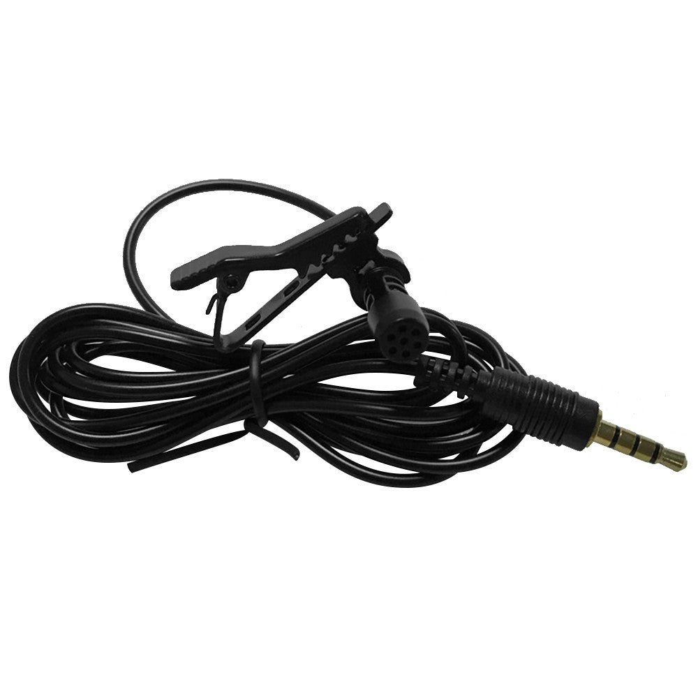 Clip-on Condenser Microphone for Recording, Karaoke, Interviews, and Teaching