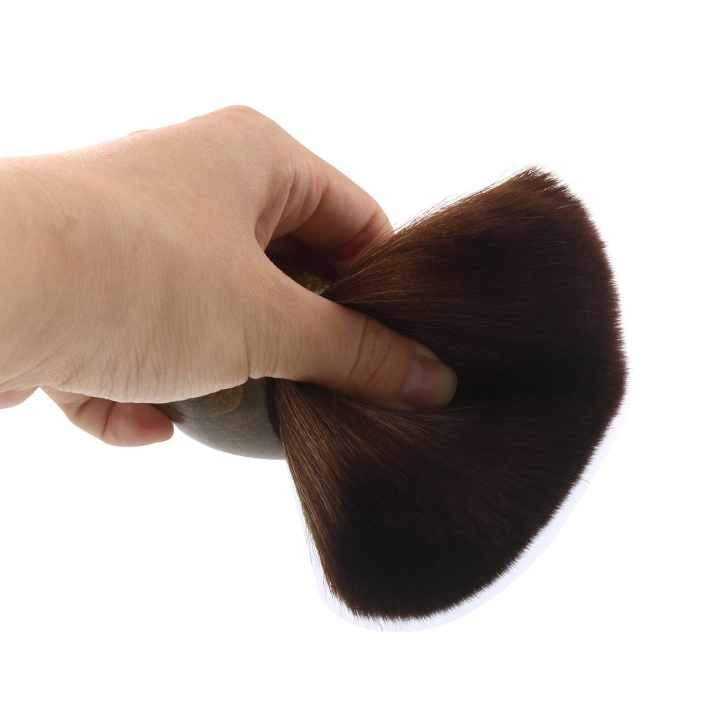 Multifunctional Anti-Static Record Cleaning Brush with Beech Handle and Soft Nylon Wool Bristles