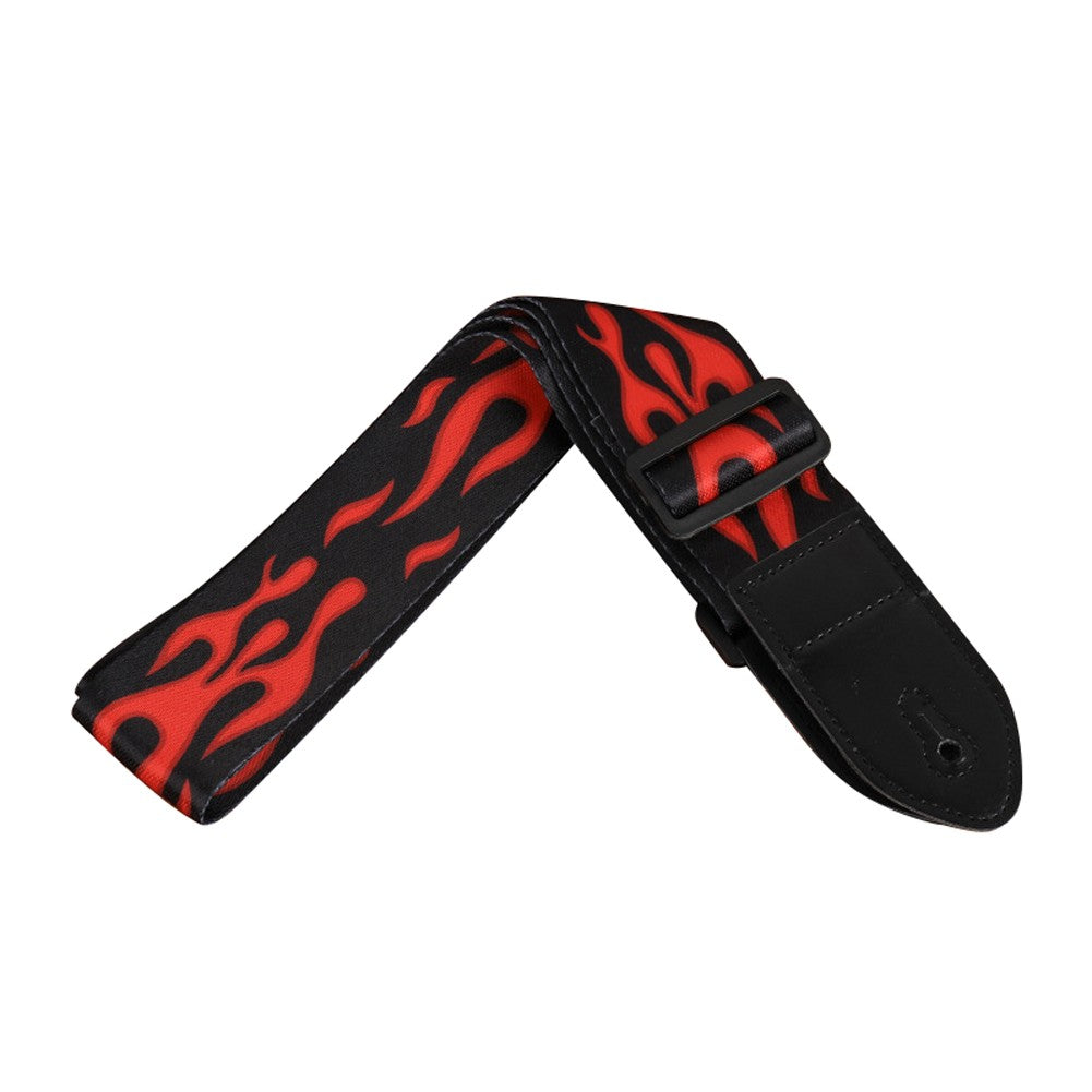Ethnic Style Polyester Guitar Strap for Electric, Acoustic, and Bass Guitars - Musical Instrument Accessory