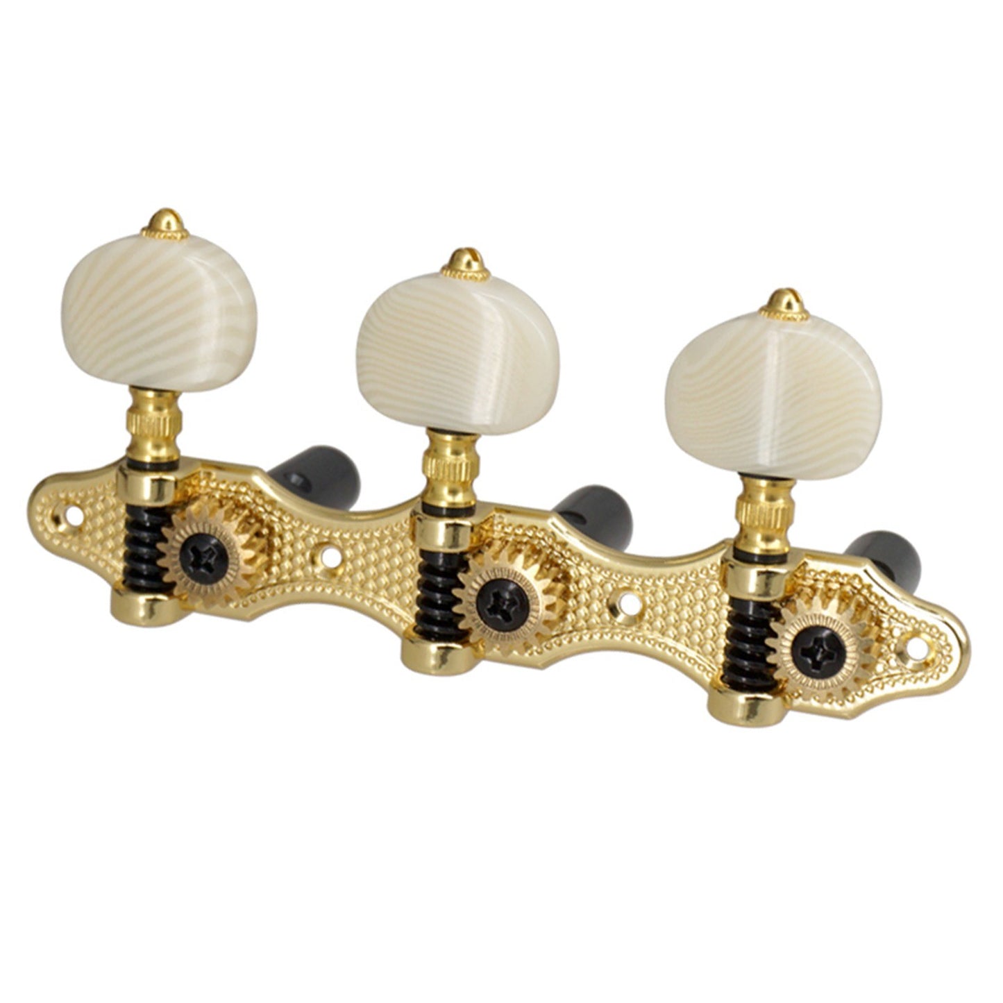 Classical Guitar Tuning Peg Set: 2 Planks, 1:18 Ratio, 3 Left & 3 Right Knobs, Acoustic Guitar Replacement Tuners