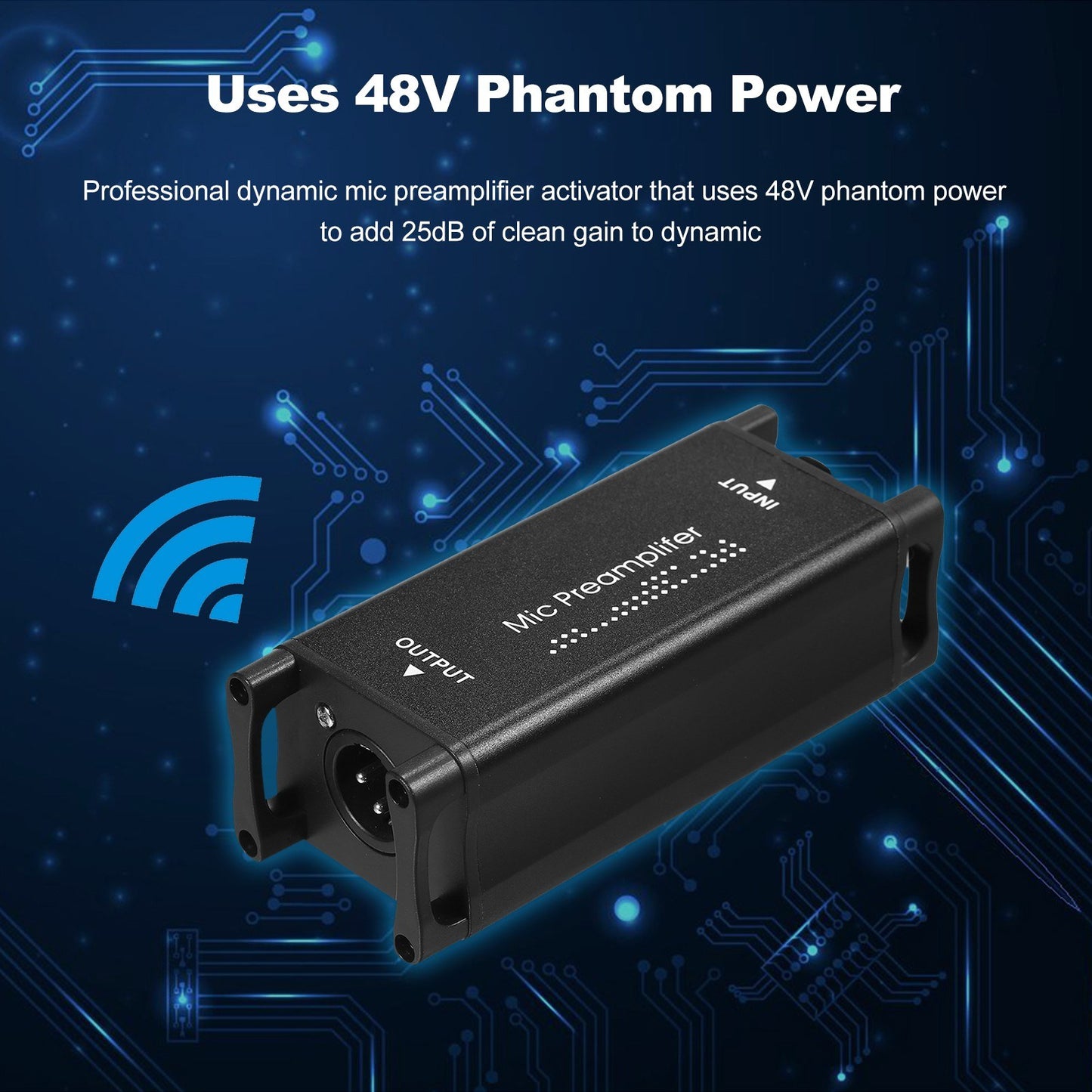 Ultra-Clean Gain Mic Activator Preamp