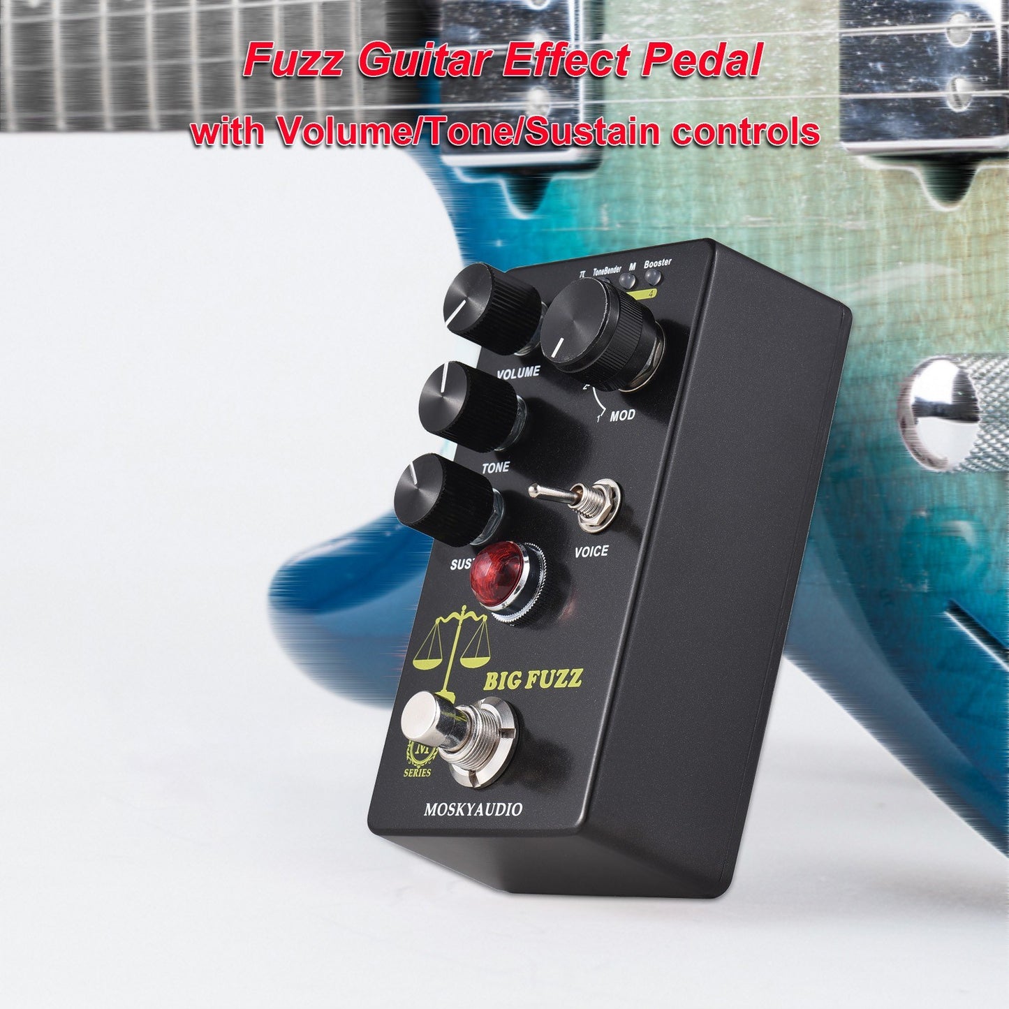 MOSKYAudio BIG FUZZ Guitar Effect Pedal