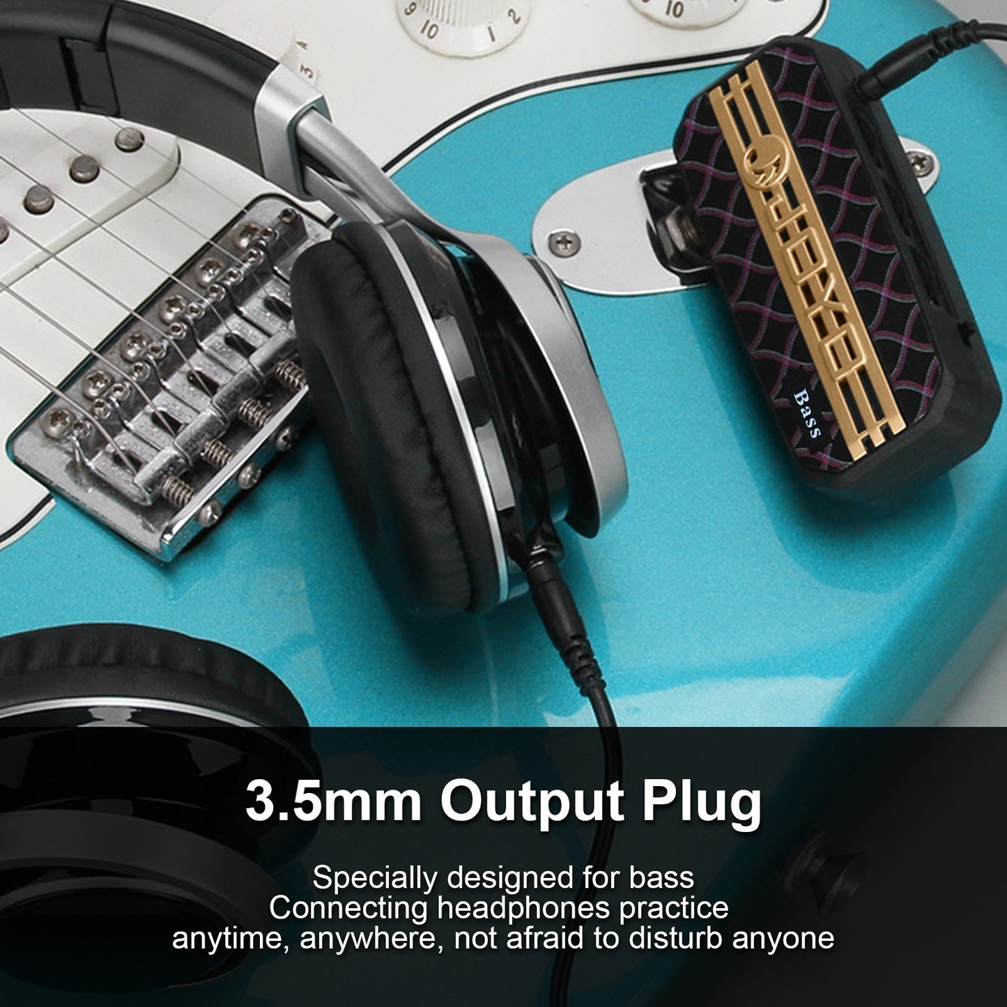 JOYO JA-03B Portable Bass Guitar Headphone Amplifier