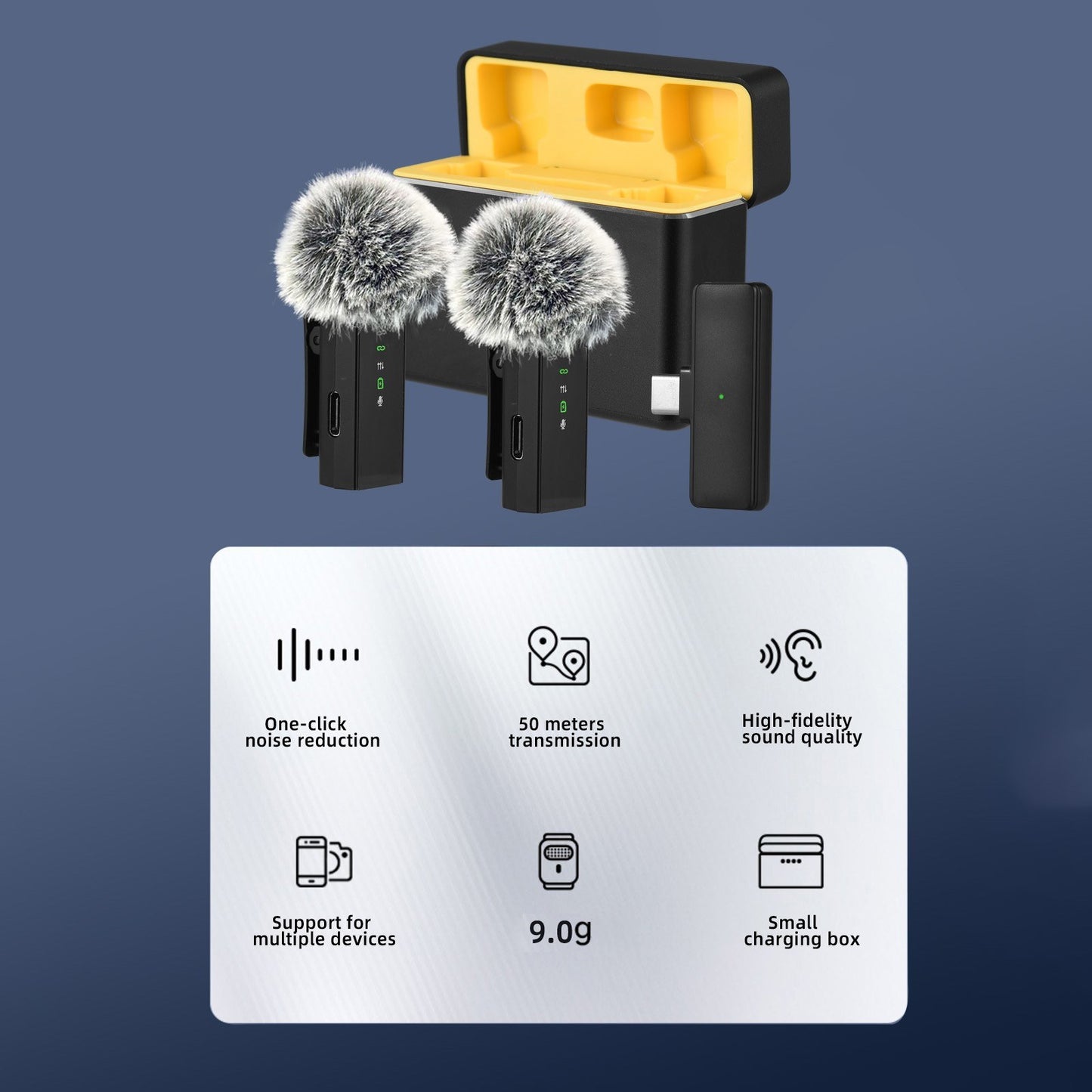Professional S32 Wireless Lapel Microphone Clip-On Mics