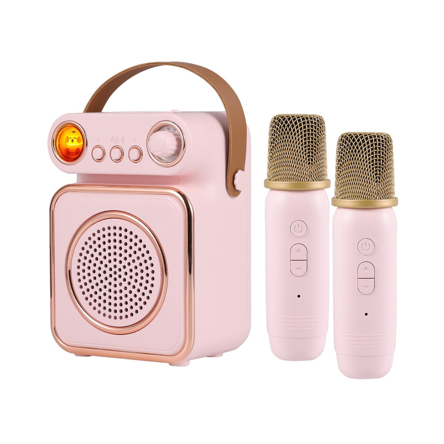 F90 Wireless Mini Karaoke Machine with Microphone & Speaker Set