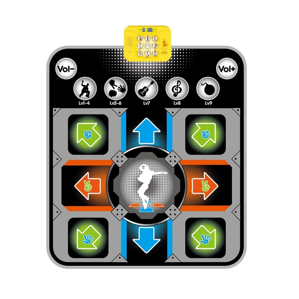 Multifunctional Electronic Dance Pad - 5 Game Modes & 9 Difficulty Levels Piano Game