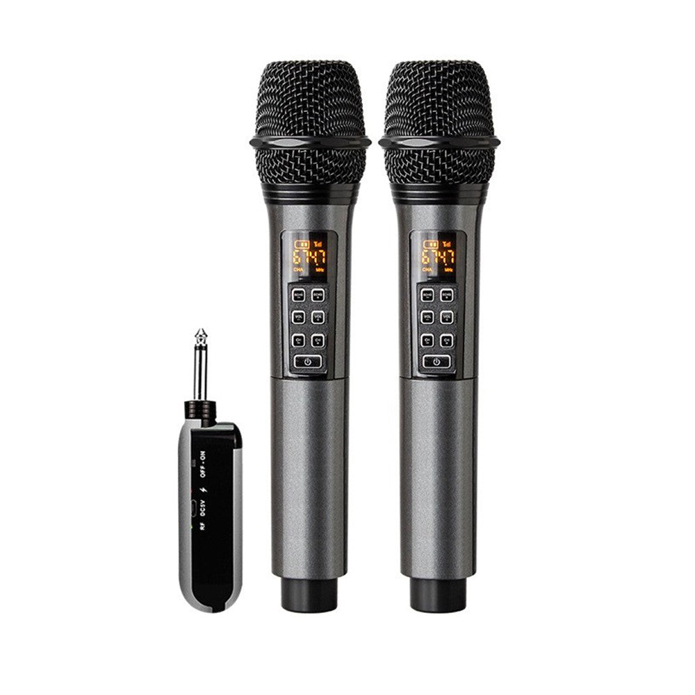 UHF Wireless Microphone System D300 - Includes Receiver & 1 Dynamic Mic