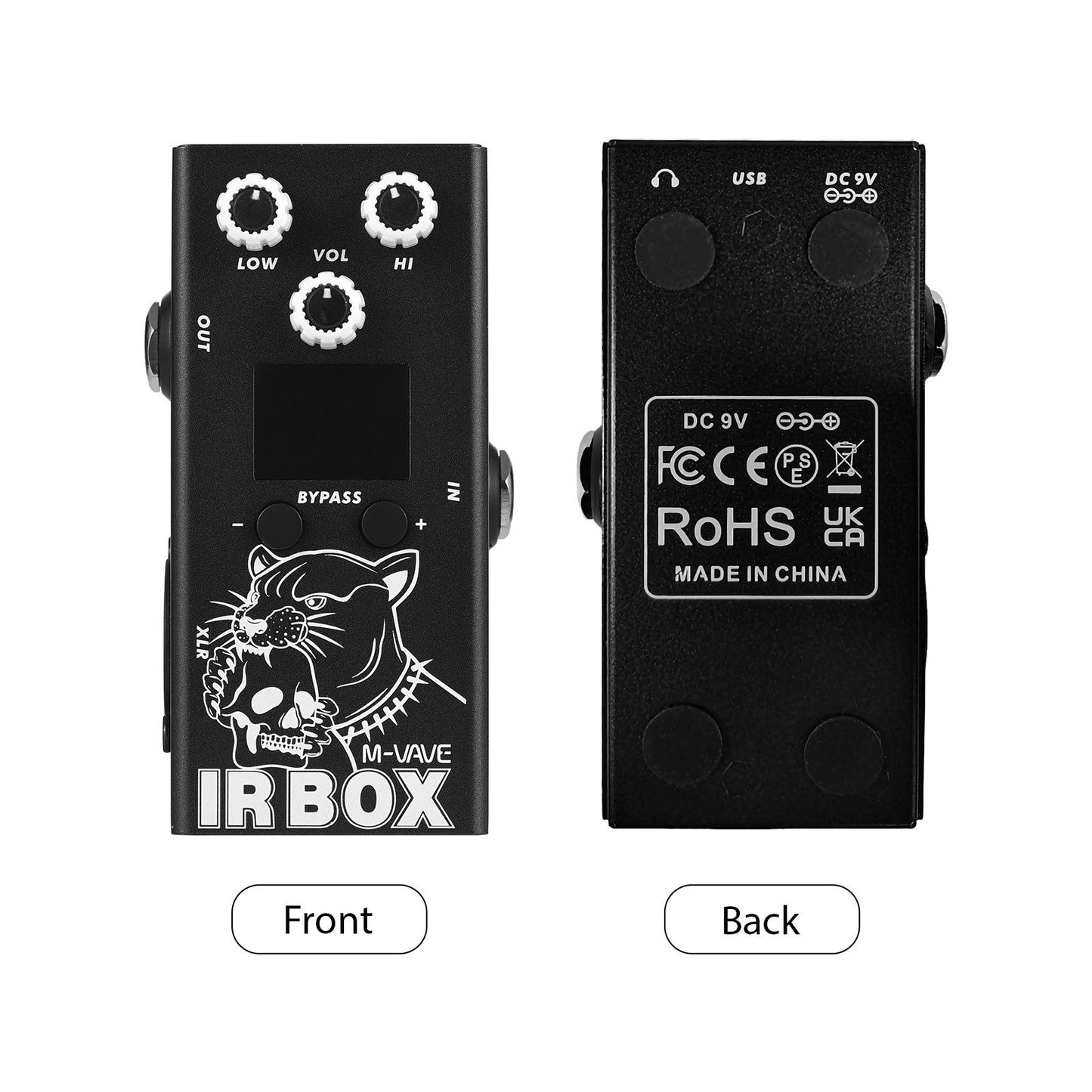 M-VAVE Guitar & Bass IR Effects Pedal - Versatile Sound Simulator