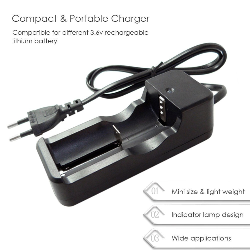 Universal 2.1W Battery Charger with LED Indicator (AC110-240V)