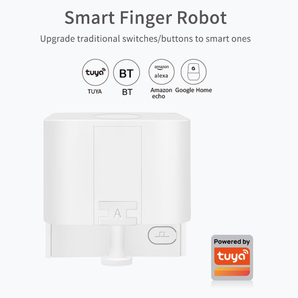 Tuya Bluetooth Fingerbot Smart Switch Button Pusher, Voice-Controlled via App, Compatible with Alexa & Google Home
