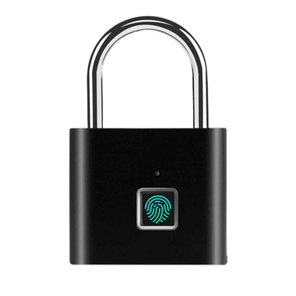 Ultra-Light Intelligent Fingerprint Padlock with USB Charging for Doors, Drawers, Cabinets, Suitcases, and Bikes
