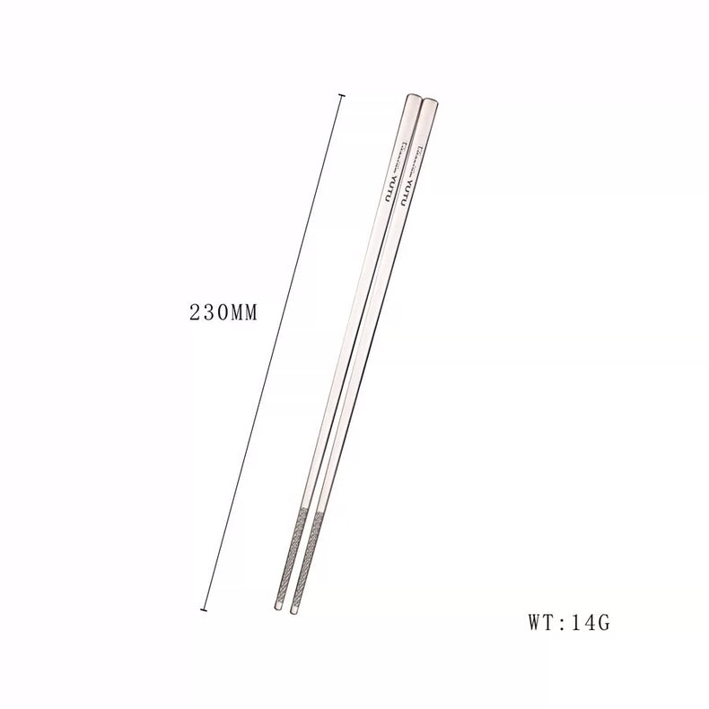 Premium Titanium and Carbon Fiber Chopsticks
