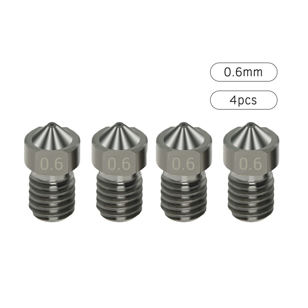 Aibecy Hardened Steel Nozzles, 4 Pack