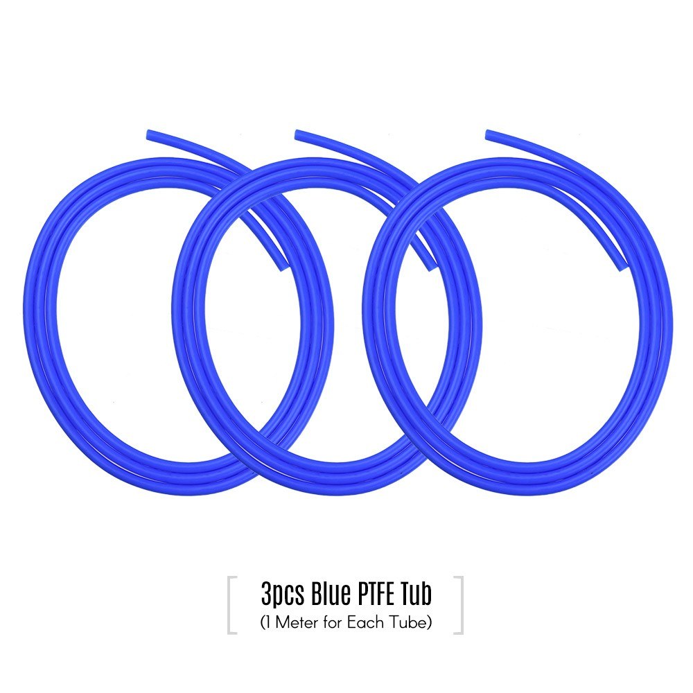 Aibecy Set of 3 Blue PTFE Tubes