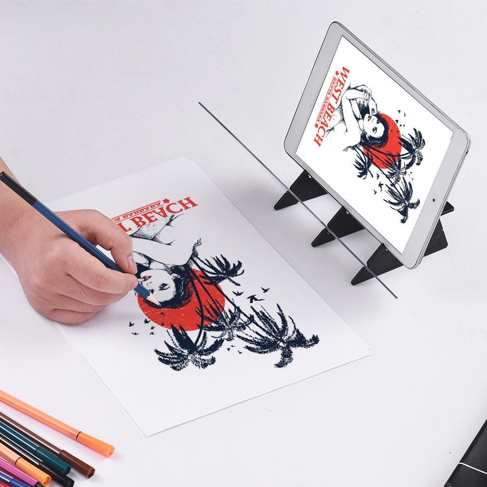 Portable Optical Drawing Tracing Board - Sketching, Painting, Animation Pad with Reflection Projector for Kids, Students, Adults, Artists & Beginners