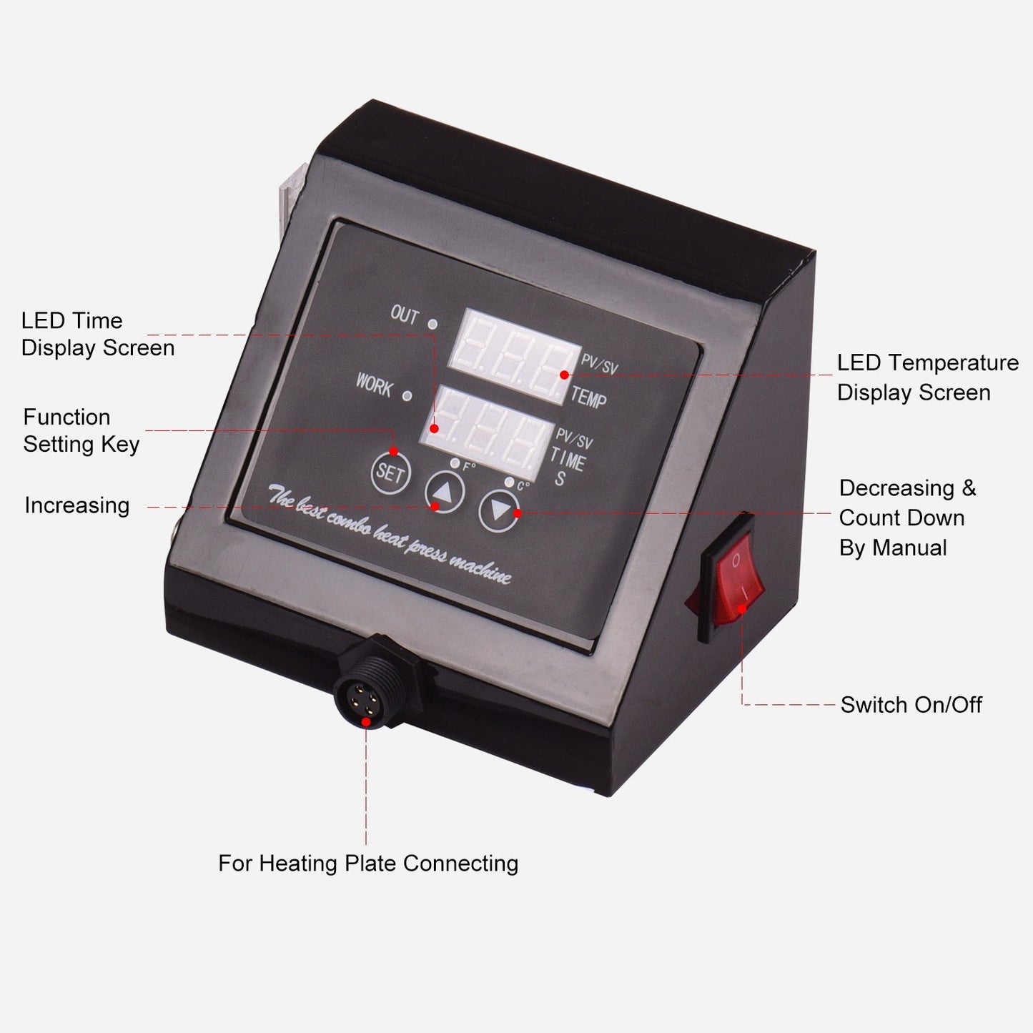 Professional Aibecy 12x15 Inch Combo Heat Press Machine