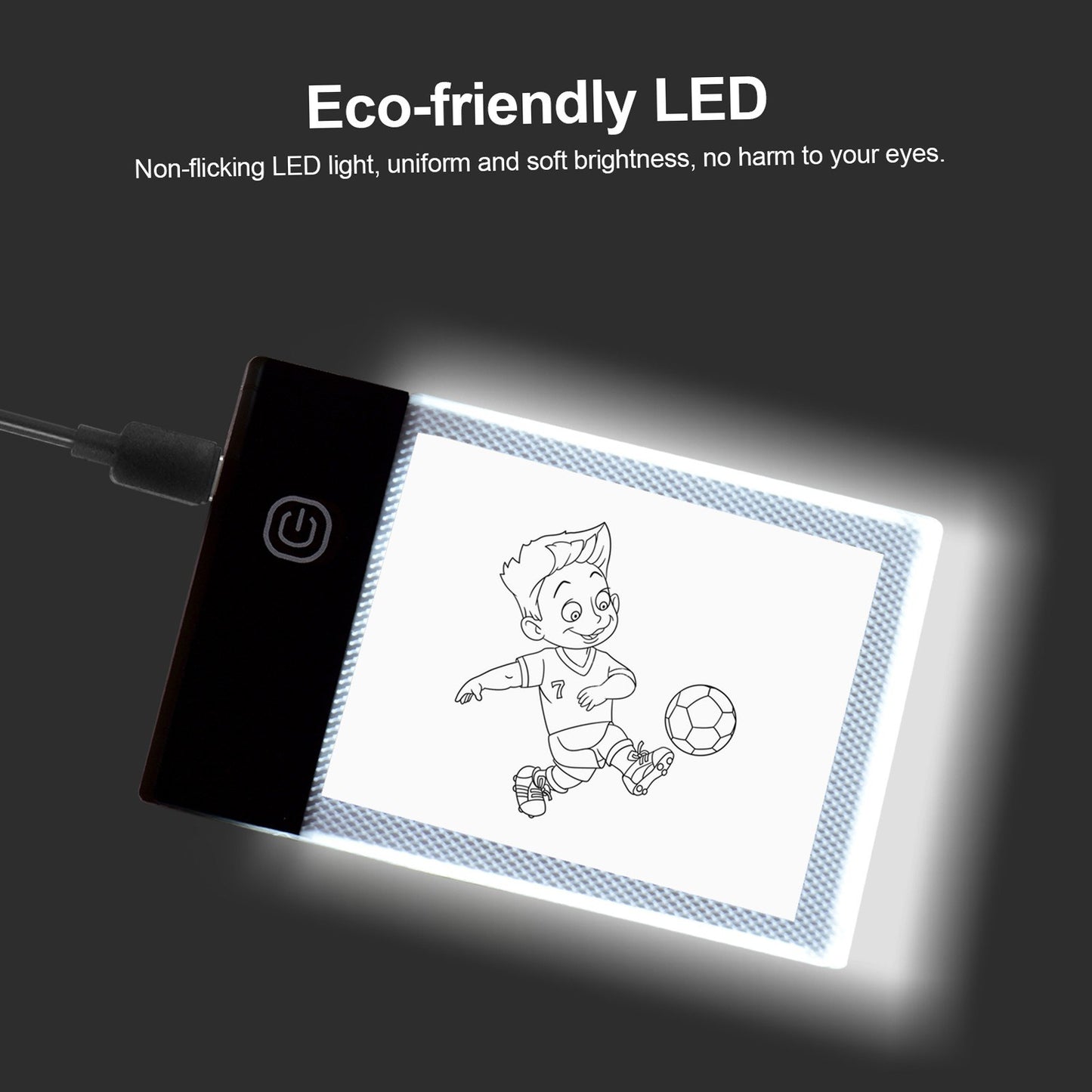 Flip Book Kit: LED Light Pad, 300 Sheets, Binding Screws for Animation & Sketching