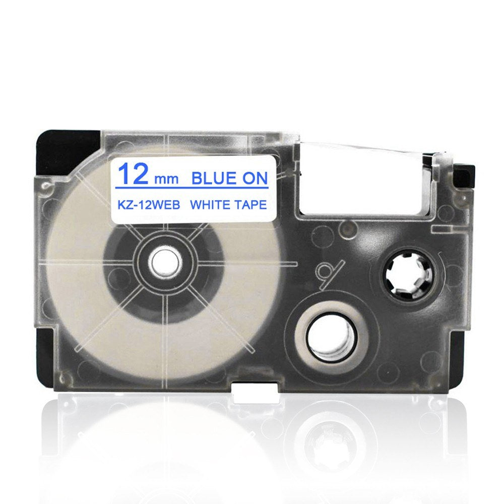 Compatible 12mm Label Tape Cartridge Ribbon