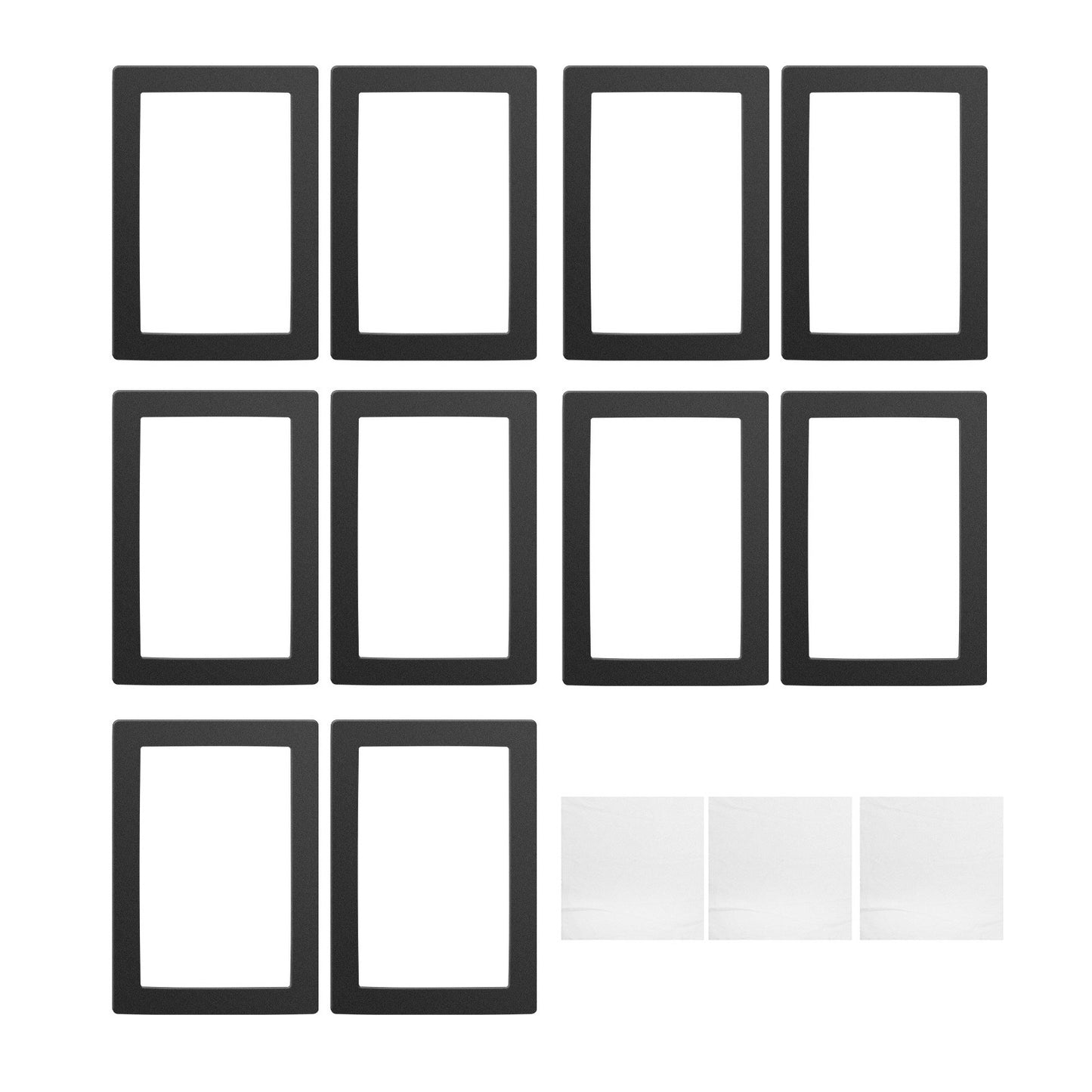 Black 9.5 x 6.7in LCD Protection Gasket