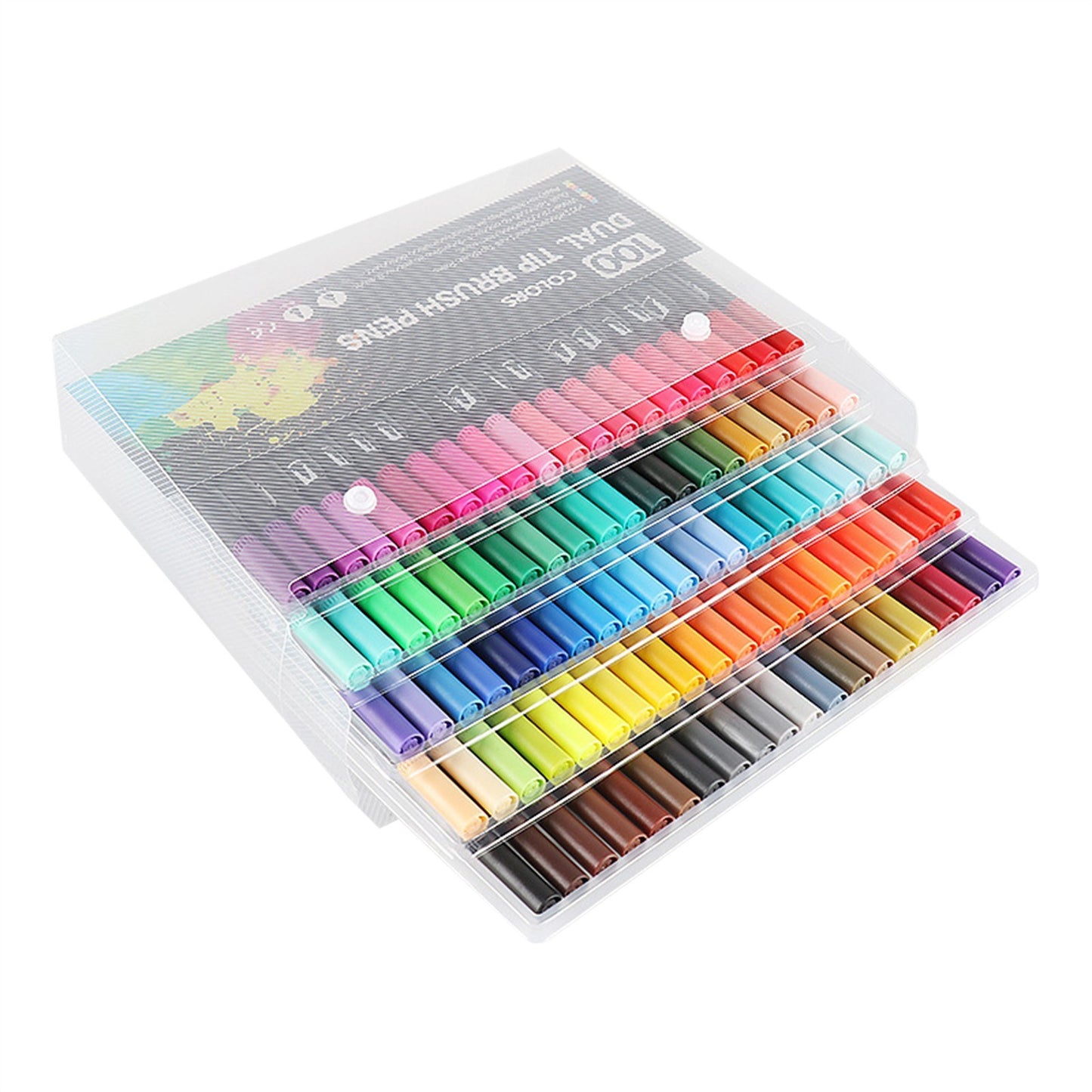 Dual Tip 12-Color Marker Set for Kids & Adults: Fine Point Art Pens for Coloring, Drawing, and Sketching