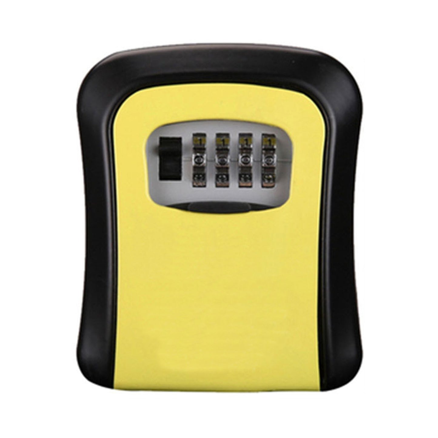Waterproof Wall Mount Key Lock Box, 4-Digit Combination Aluminum Alloy Safe for Keys, ID Cards, U Disk