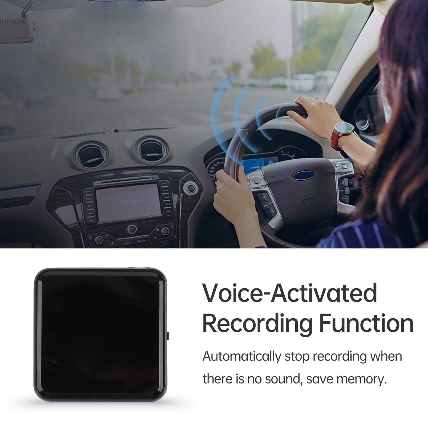 Digital Voice Recorder 16GB with Voice Activation & MP3 Player