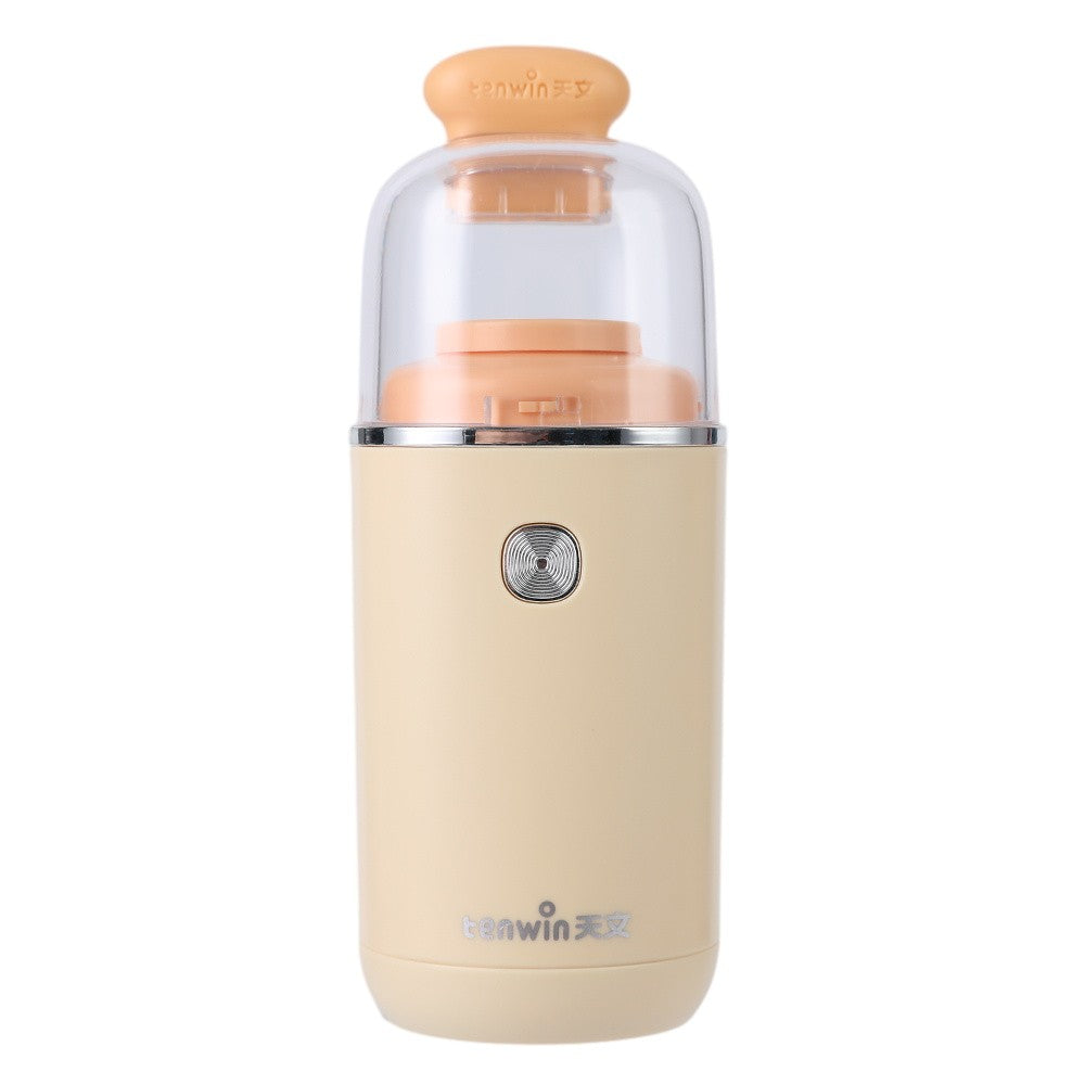 Mini Desktop Vacuum Cleaner with Dual Suction Power and Brush Nozzle