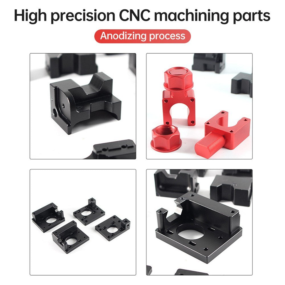 Aluminum Alloy 3D Printer Parts for VOR 0.2 R1 - Upgraded Lightweight CNC Frame with Screw Kit