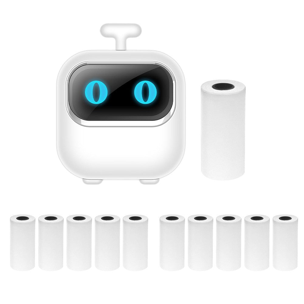 Portable Mini Pocket Thermal Printer with Instant Photo & Label Printing - Includes 1 Roll (57x26mm)