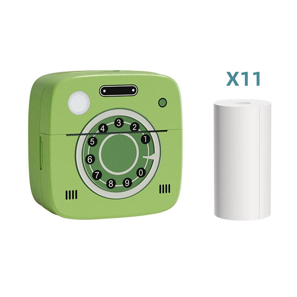 Portable Mini Pocket Thermal Printer - Instant Photo & Label Maker, Scrapbook & Journal Tool, Includes 57x26mm Paper Roll