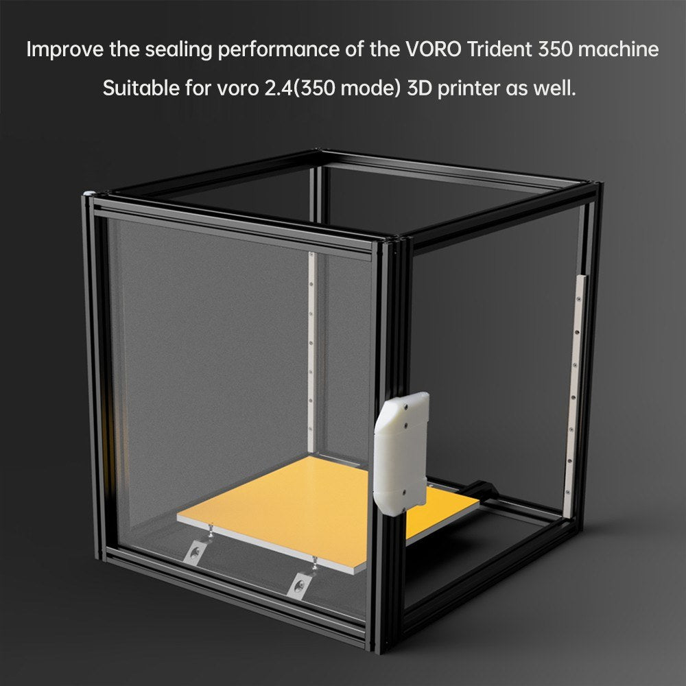 3D Printer Door Accessory Kit for 350mm VORO Trident/2.4 - Protective Metal Frame